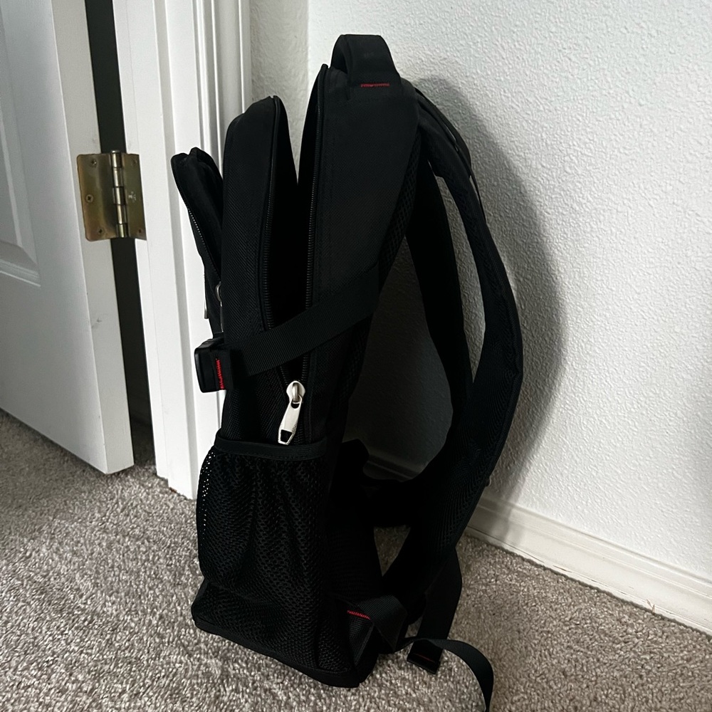 Black Backpack for Men - Picture 3 of 4